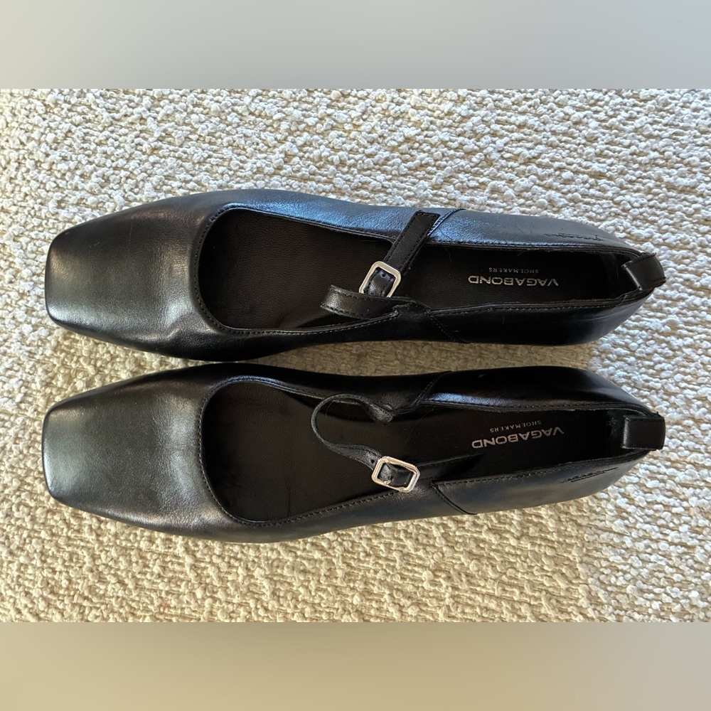 Vagabond Black Mary Jane Shoes